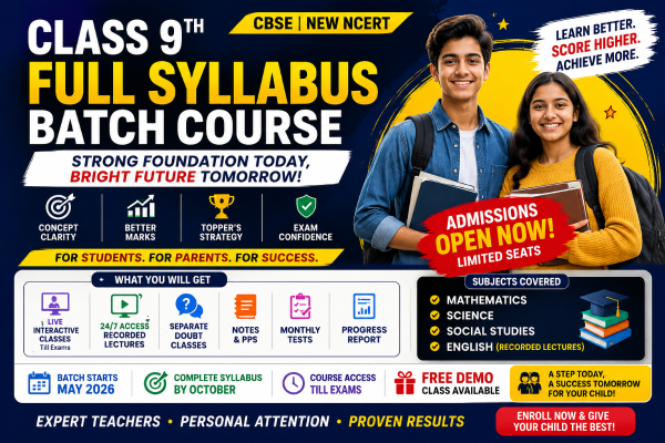 thumbnail Class 9th Full Syllabus Batch Course 2026-27